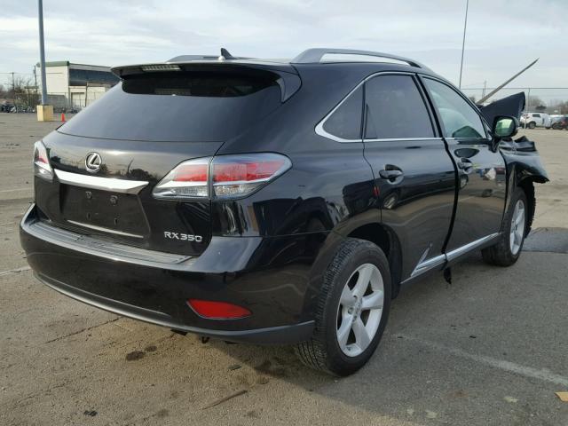 2T2BK1BA6DC182583 - 2013 LEXUS RX 350 BLACK photo 4