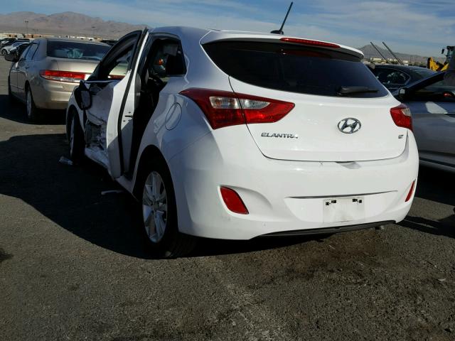 KMHD35LH6EU220195 - 2014 HYUNDAI ELANTRA GT WHITE photo 3