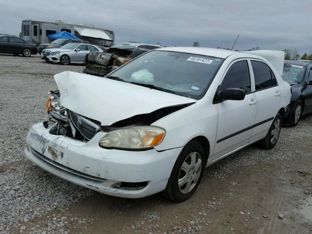 1NXBR32E16Z638974 - 2006 TOYOTA COROLLA CE WHITE photo 2