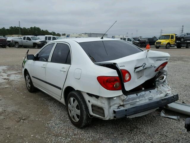 1NXBR32E16Z638974 - 2006 TOYOTA COROLLA CE WHITE photo 3