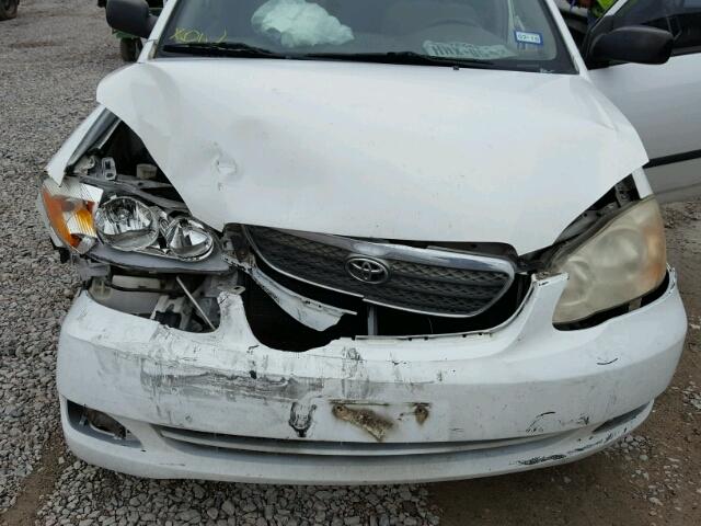 1NXBR32E16Z638974 - 2006 TOYOTA COROLLA CE WHITE photo 7