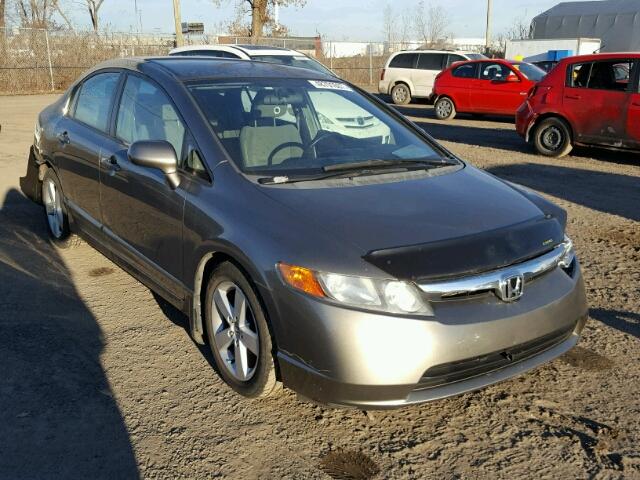 2HGFA16508H122964 - 2008 HONDA CIVIC LX GRAY photo 1