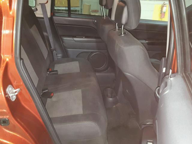 1C4NJDBB4CD616242 - 2012 JEEP COMPASS SP ORANGE photo 6