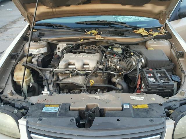 1G1ND52J31M572258 - 2001 CHEVROLET MALIBU GOLD photo 7