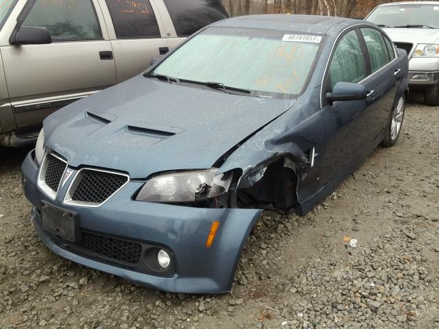 6G2EC57Y39L167865 - 2009 PONTIAC G8 GT BLUE photo 2