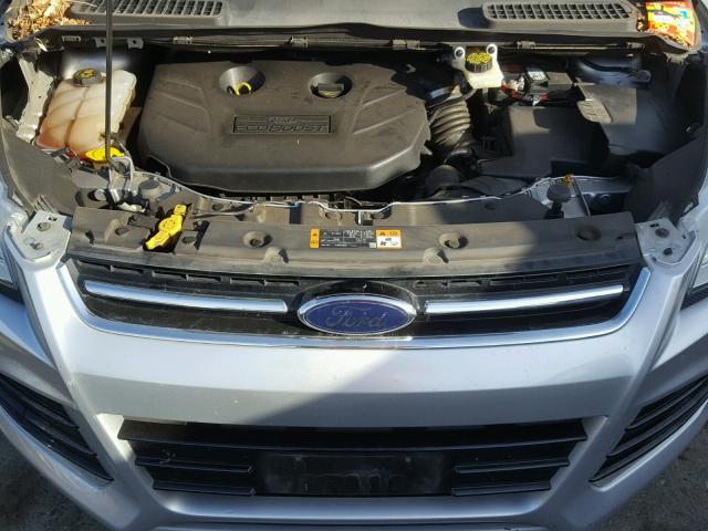 1FMCU9J90EUB47921 - 2014 FORD ESCAPE TIT SILVER photo 7