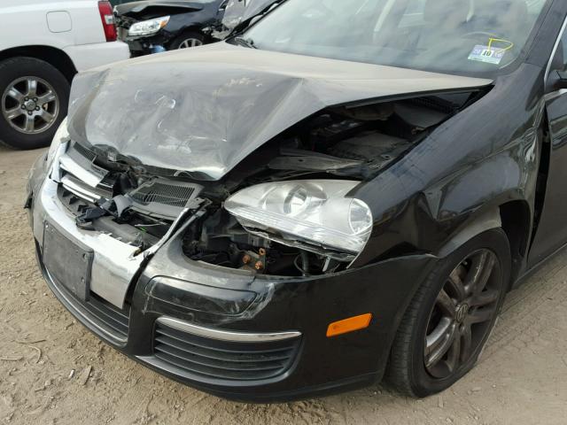 3VWRL71K59M094245 - 2009 VOLKSWAGEN JETTA TDI BLACK photo 9