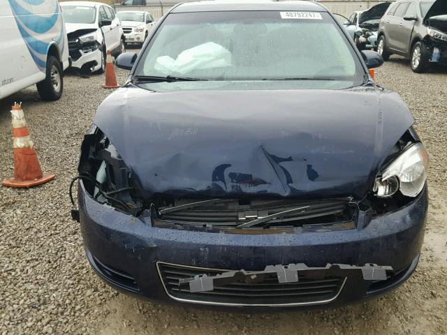 2G1WT58K479171363 - 2007 CHEVROLET IMPALA LT BLUE photo 9