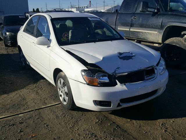 KNAFE121075416020 - 2007 KIA SPECTRA EX WHITE photo 1