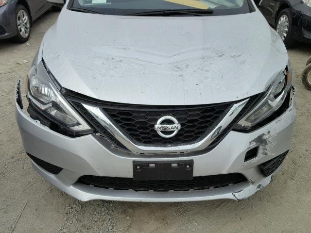 3N1AB7AP9HY204495 - 2017 NISSAN SENTRA S SILVER photo 7