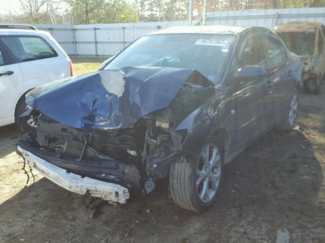 JM1BK32F781174501 - 2008 MAZDA 3 I BLUE photo 2