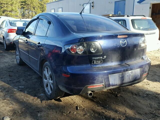 JM1BK32F781174501 - 2008 MAZDA 3 I BLUE photo 3