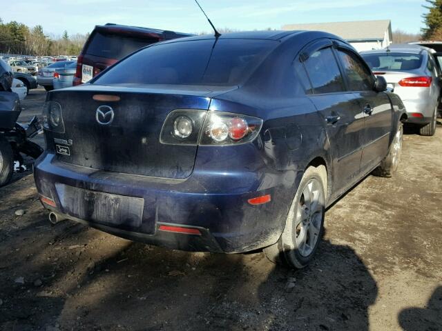 JM1BK32F781174501 - 2008 MAZDA 3 I BLUE photo 4