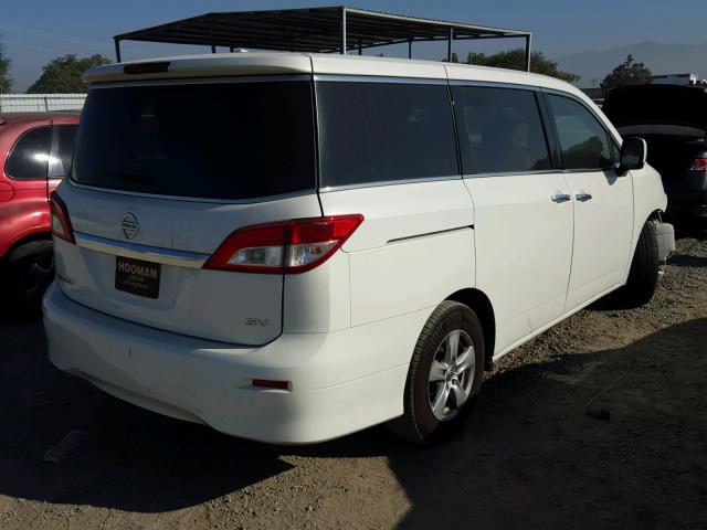 JN8AE2KP7F9122827 - 2015 NISSAN QUEST S WHITE photo 4