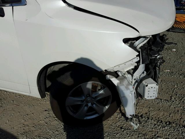 JN8AE2KP7F9122827 - 2015 NISSAN QUEST S WHITE photo 9