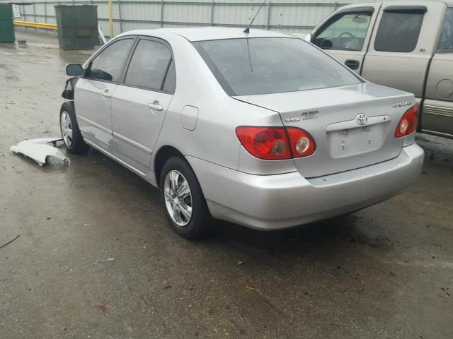 1NXBR32E05Z546043 - 2005 TOYOTA COROLLA CE SILVER photo 3