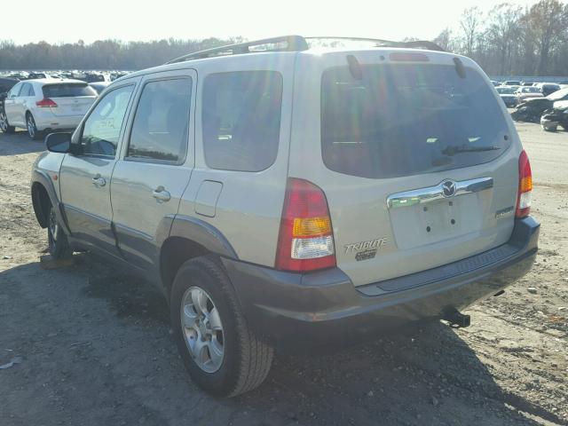 4F2CZ94174KM07401 - 2004 MAZDA TRIBUTE LX BEIGE photo 3