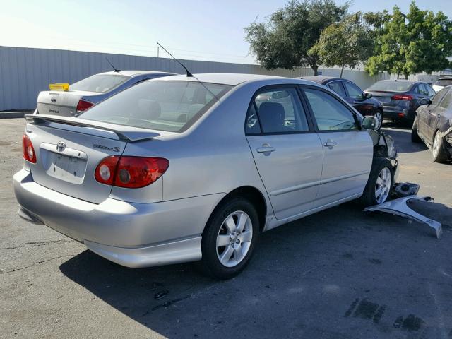 1NXBR32EX8Z015355 - 2008 TOYOTA COROLLA CE SILVER photo 4