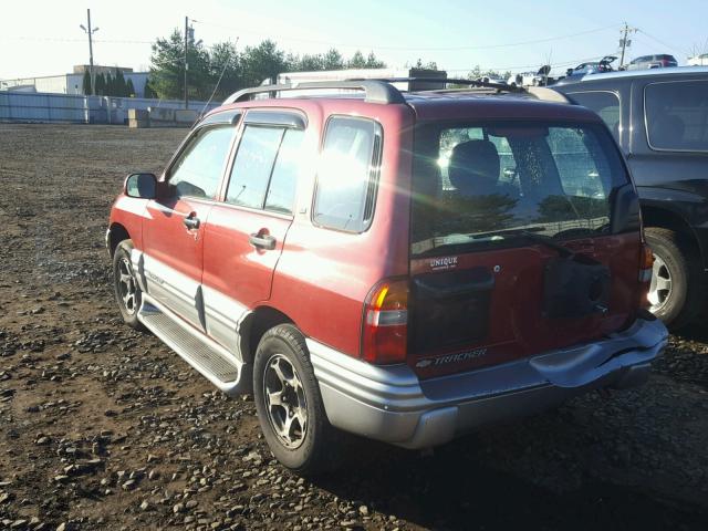 2CNBJ634616940167 - 2001 CHEVROLET TRACKER LT RED photo 3