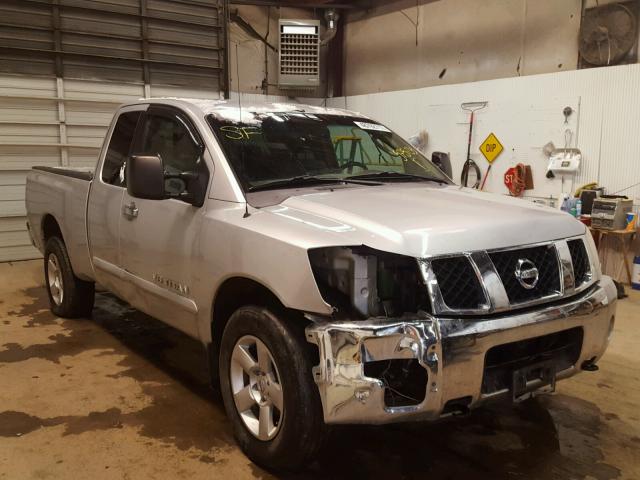 1N6BA06B76N575235 - 2006 NISSAN TITAN XE SILVER photo 1