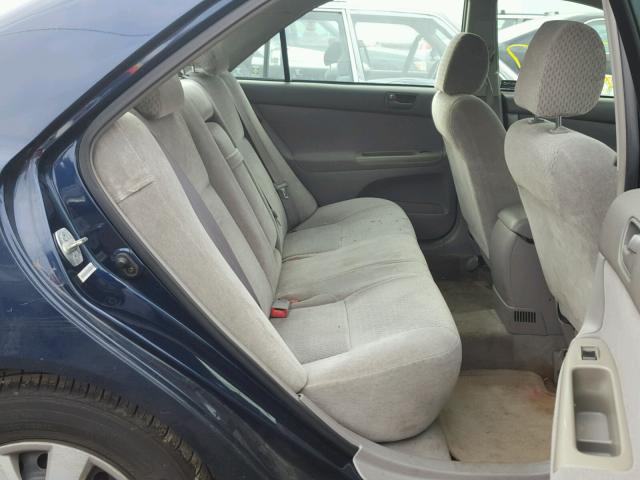 4T1BE32K53U672297 - 2003 TOYOTA CAMRY LE ლურჯი ფოტო 6