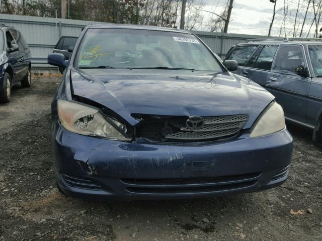 4T1BE32K53U672297 - 2003 TOYOTA CAMRY LE ლურჯი ფოტო 9