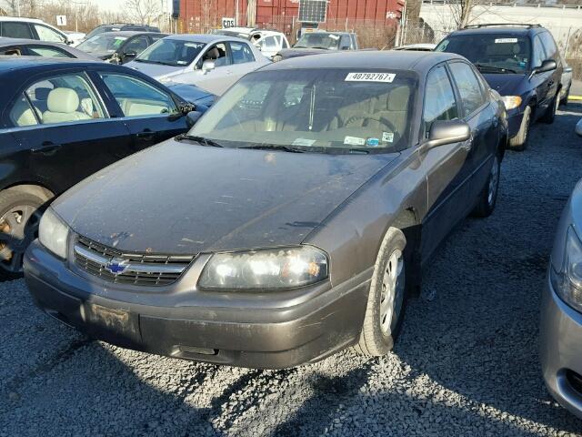 2G1WF55E929356314 - 2002 CHEVROLET IMPALA GOLD photo 2