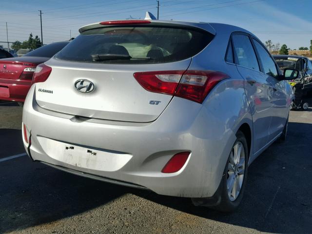 KMHD35LE7DU110244 - 2013 HYUNDAI ELANTRA GT SILVER photo 4