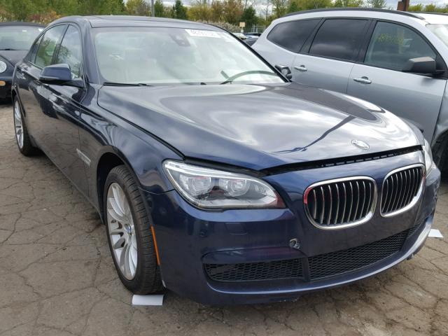 WBAYF8C51ED652887 - 2014 BMW 750 LXI BLUE photo 1