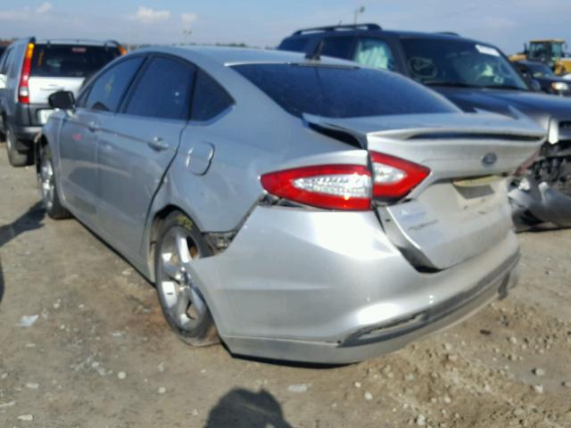 3FA6P0HD8FR156895 - 2015 FORD FUSION SE SILVER photo 3