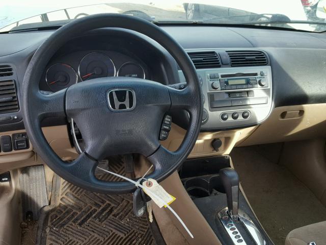 JHMES96633S024400 - 2003 HONDA CIVIC HYBR BLUE photo 9