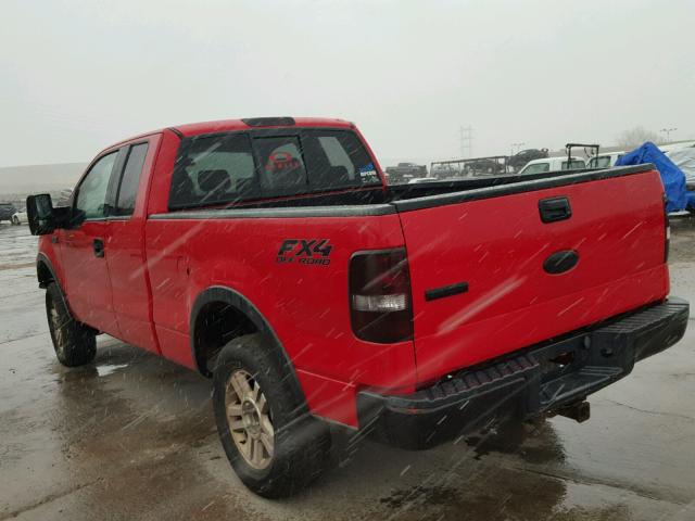 1FTPX14574NB29190 - 2004 FORD F150 RED photo 3