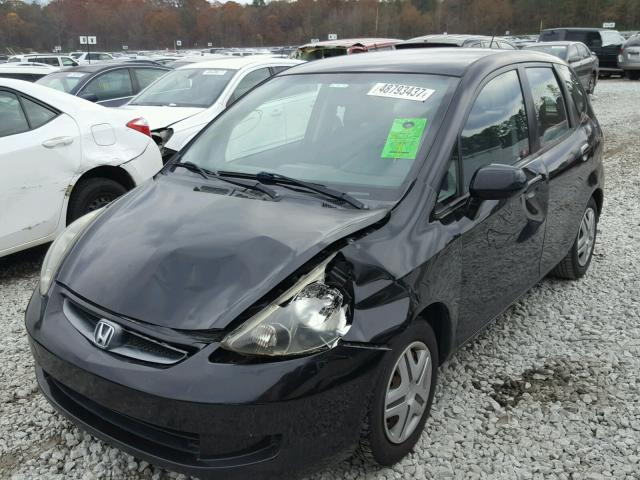 JHMGD374X8S060105 - 2008 HONDA FIT BLACK photo 2