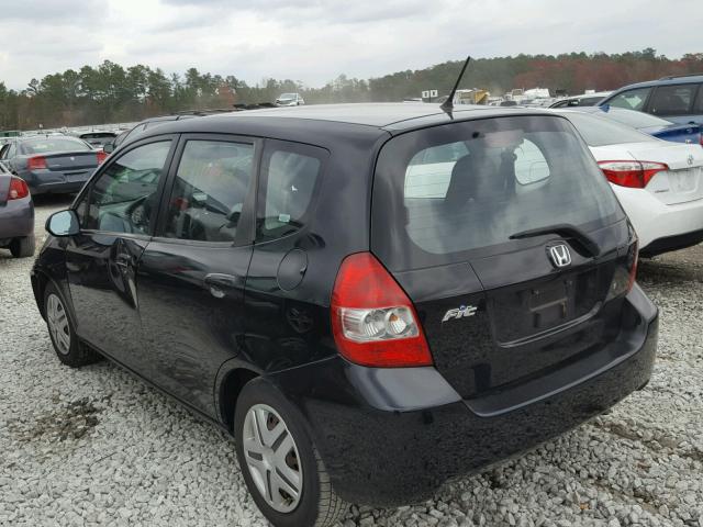 JHMGD374X8S060105 - 2008 HONDA FIT BLACK photo 3