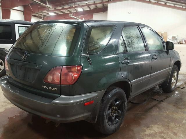 JT6HF10U8Y0097381 - 2000 LEXUS RX 300 GREEN photo 4