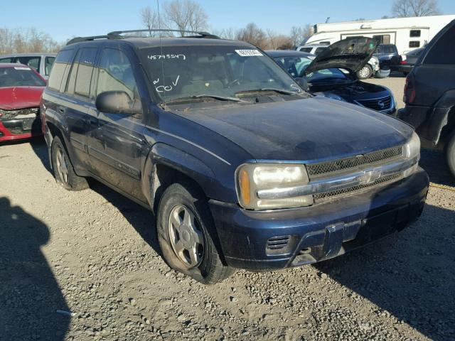 1GNDT13S522493099 - 2002 CHEVROLET TRAILBLAZE BLUE photo 1