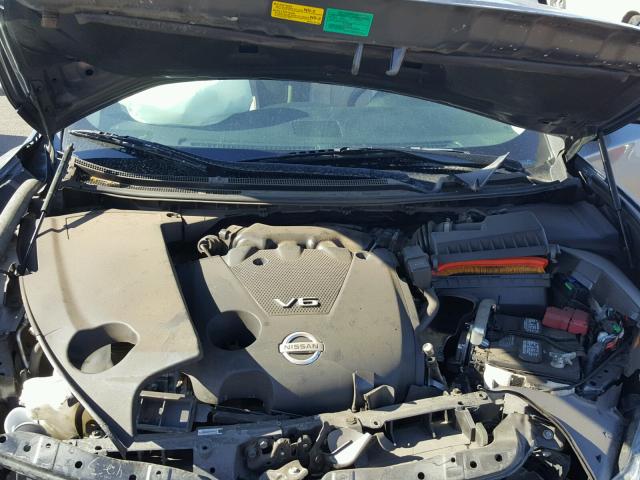 1N4AA5AP8EC494369 - 2014 NISSAN MAXIMA S GRAY photo 7