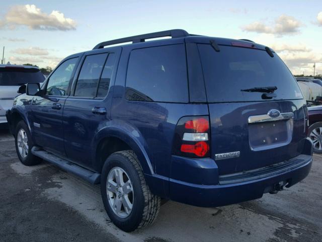 1FMEU63E67UA37041 - 2007 FORD EXPLORER X BLUE photo 1