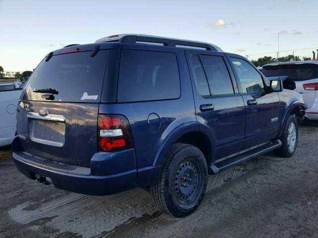 1FMEU63E67UA37041 - 2007 FORD EXPLORER X BLUE photo 2