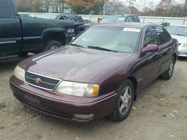 4T1BF18B1WU259144 - 1998 TOYOTA AVALON PURPLE photo 2