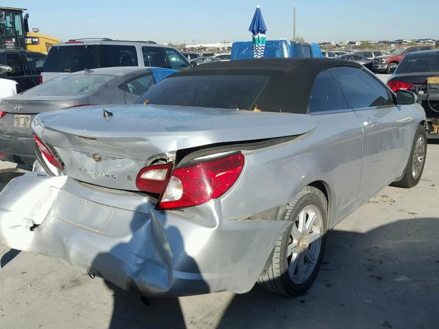 1C3LC55R58N639616 - 2008 CHRYSLER SEBRING TO SILVER photo 4