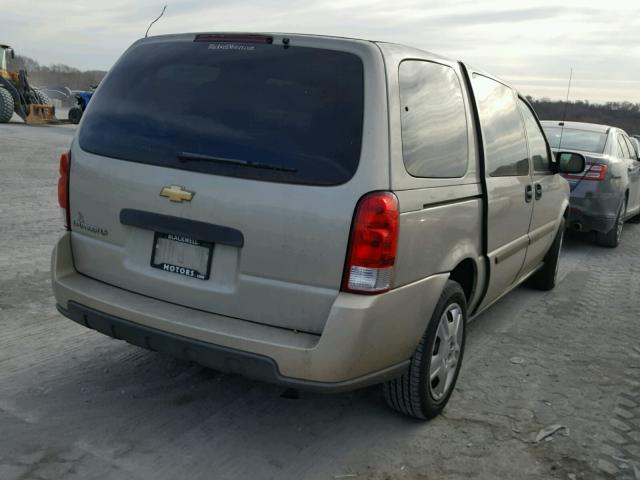 1GNDV23178D176168 - 2008 CHEVROLET UPLANDER L GOLD photo 4