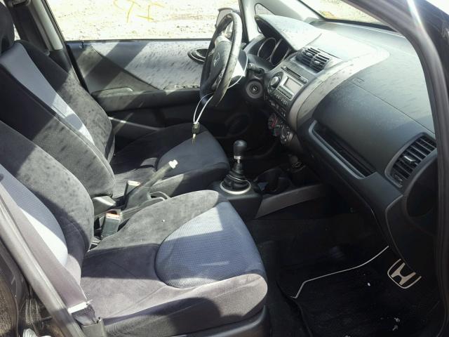 JHMGD37607S061702 - 2007 HONDA FIT S 黑色 照片 5