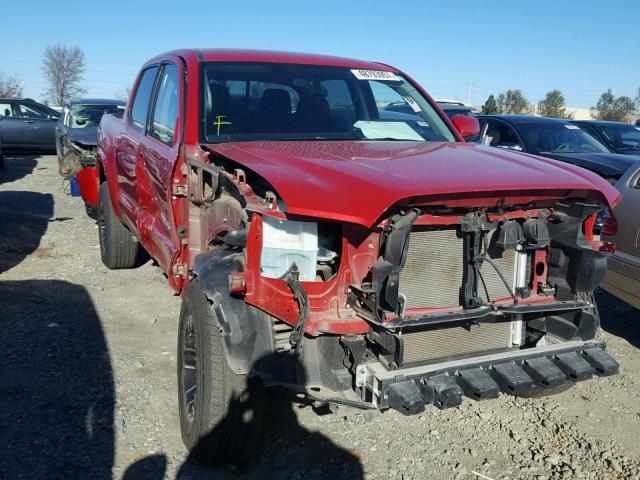 3TMAZ5CNXGM020049 - 2016 TOYOTA TACOMA DOU RED photo 1