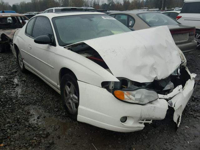 2G1WX12K449240537 - 2004 CHEVROLET MONTE CARL WHITE photo 1