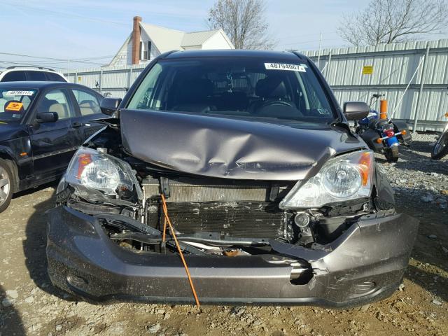 5J6RE4H77BL073413 - 2011 HONDA CR-V EXL 棕色 照片 9