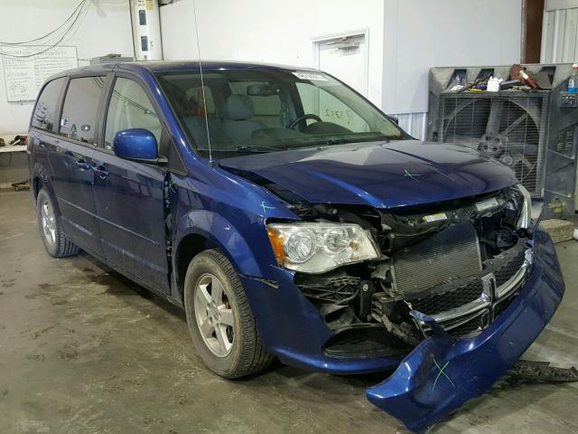 2D4RN3DG4BR774135 - 2011 DODGE GRAND CARA BLUE photo 1