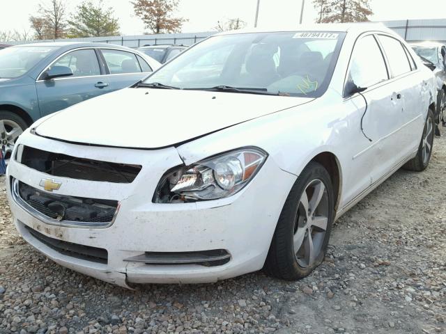 1G1ZC5E0XCF300708 - 2012 CHEVROLET MALIBU 1LT WHITE photo 9