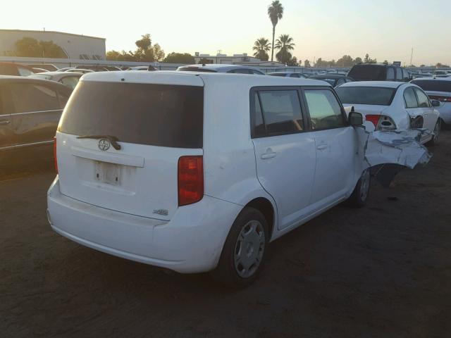 JTLKE50E291074924 - 2009 TOYOTA SCION XB თეთრი ფოტო 4