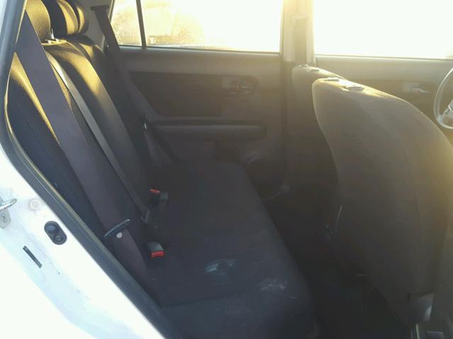 JTLKE50E291074924 - 2009 TOYOTA SCION XB თეთრი ფოტო 6